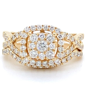 Estate Diamond Wedding Set