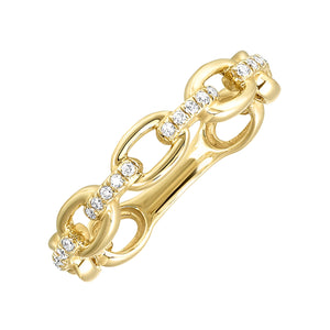 10K Yellow Gold Diamond Ring