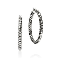 Dot Silver 37mm Hoop Earrings by John Hardy