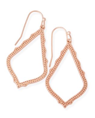 Sophia Rose Gold Plated Earrings Metal by Kendra Scott