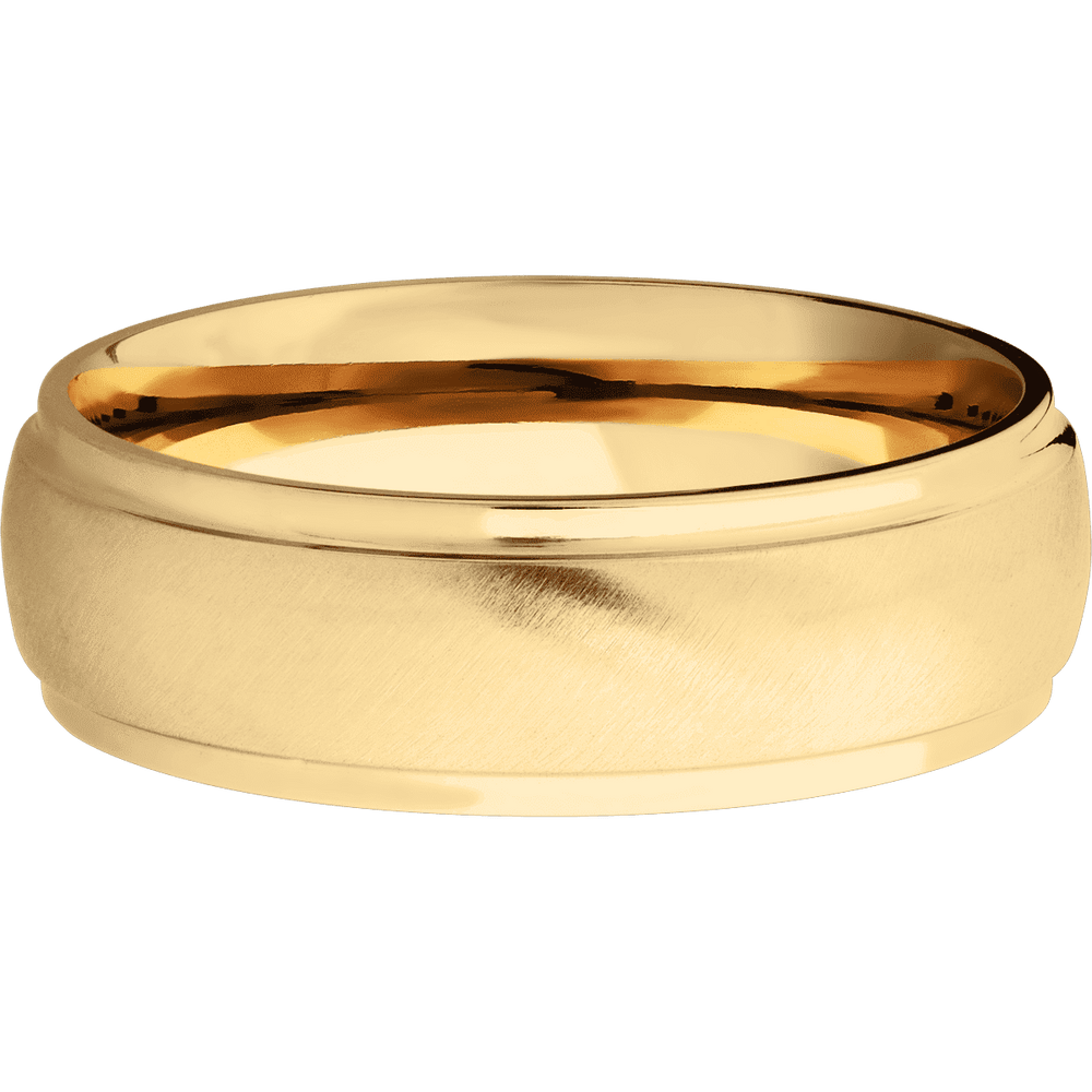 14K Yellow Gold with Anglesatin , Polish Finish