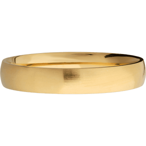 14K Yellow Gold with Satin Finish