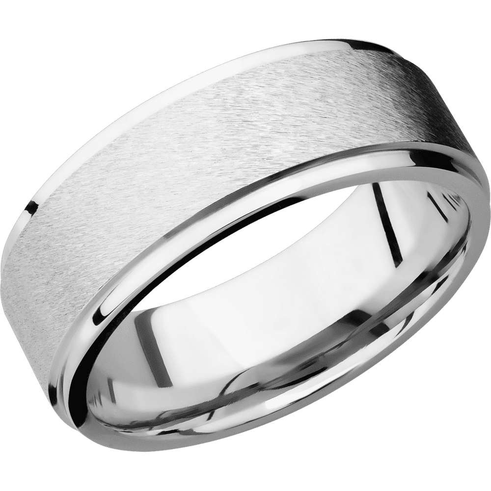 14K White Gold with Anglestone , Polish Finish