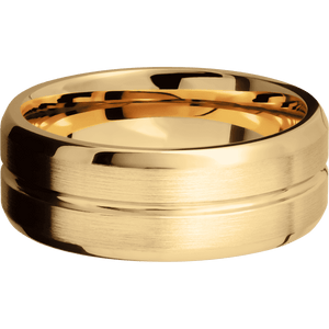 
            
                Load image into Gallery viewer, 14K Yellow Gold with Polish , Satin Finish
            
        