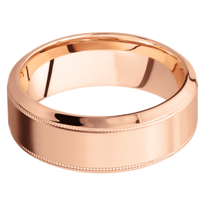 
            
                Load image into Gallery viewer, 14K Rose Gold with Machine , Polish Finish
            
        