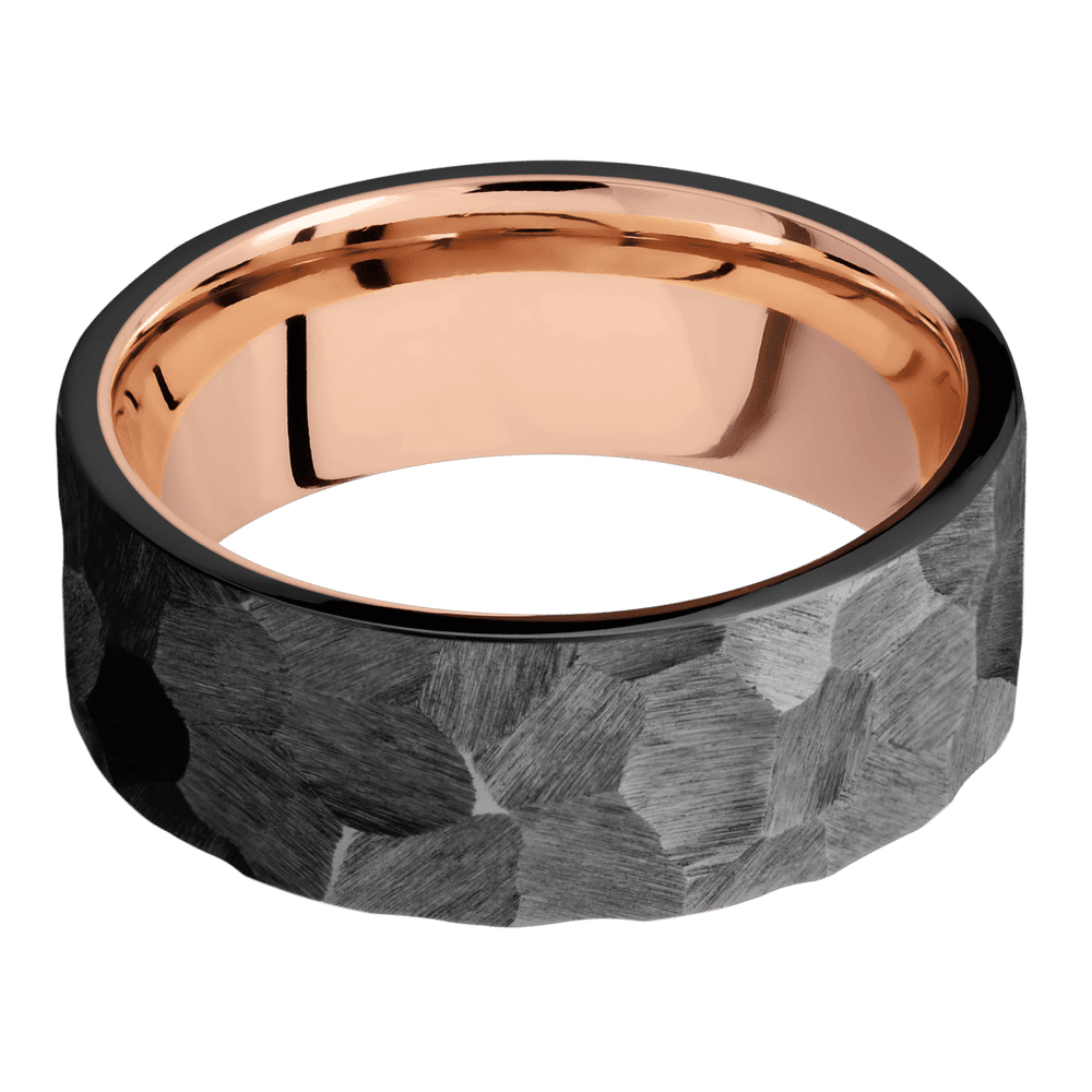 
            
                Load image into Gallery viewer, Zirconium with Rock Finish and 14K Rose Gold
            
        